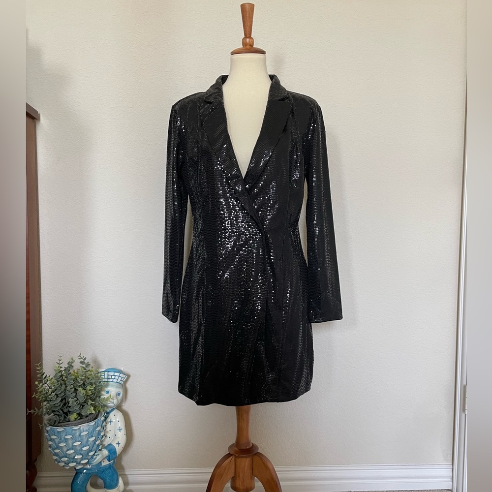H&M Sparkly Blazer Dress